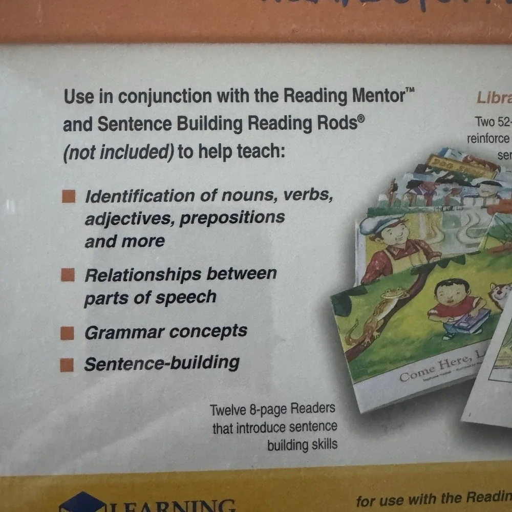 Reading Rods Sentence Building Library Grades 2+ New SEALED Homeschool Material